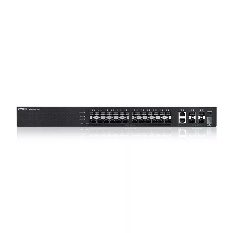 Valdomas komutatorius Zyxel XGS2220-30F L3 24 SFP 4 SFP+ 168 Gbit/s