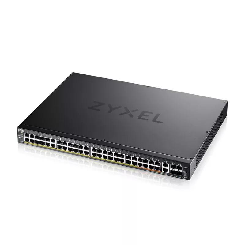 Zyxel XGS2220-54FP valdomas L3 Gigabit Ethernet (10/100/1000) maitinimas per Ethernet (PoE)