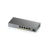 Zyxel GS1350-6HP-EU0101F tinklo komutatorius Valdomas L2 Gigabit Ethernet (10/100/1000) Power over Ethernet (PoE) Pilka