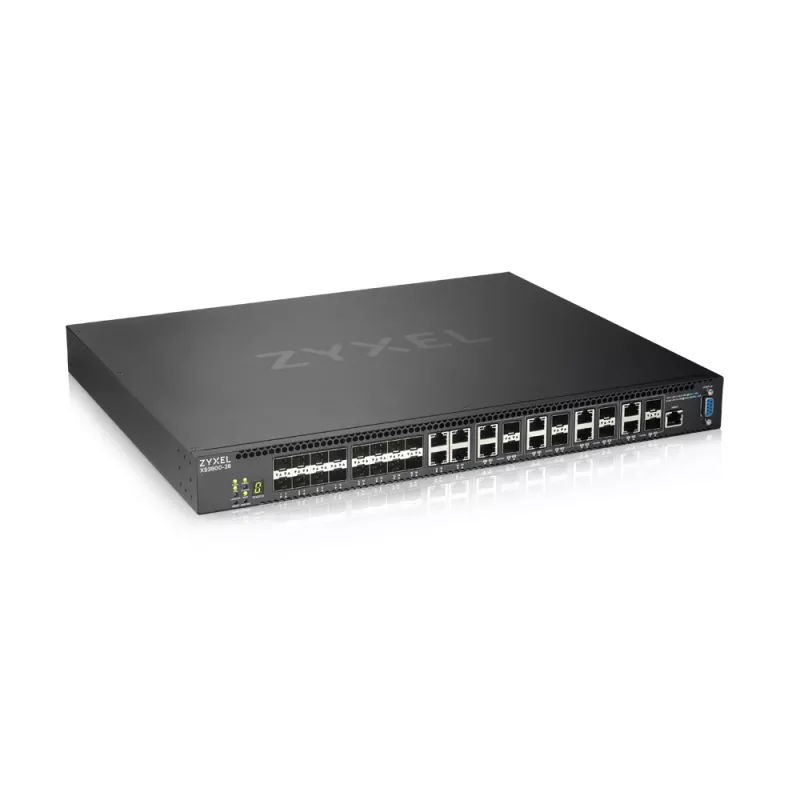 Zyxel XS3800-28 Valdomas L2+ 10G Ethernet (100/1000/10000) Juodas