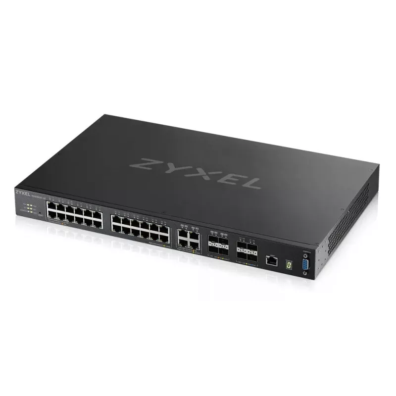 Zyxel XGS4600-32 valdomas L3 Gigabit Ethernet (10/100/1000) juodas
