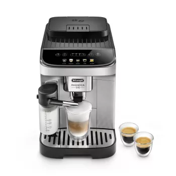 Espresso kavos aparatas De’Longhi Magnifica ECAM 290.61.SB — visiškai automatinis, 1,8 l vandens bakelis, jutiklinis valdymas, 1450 W, sidabrinis