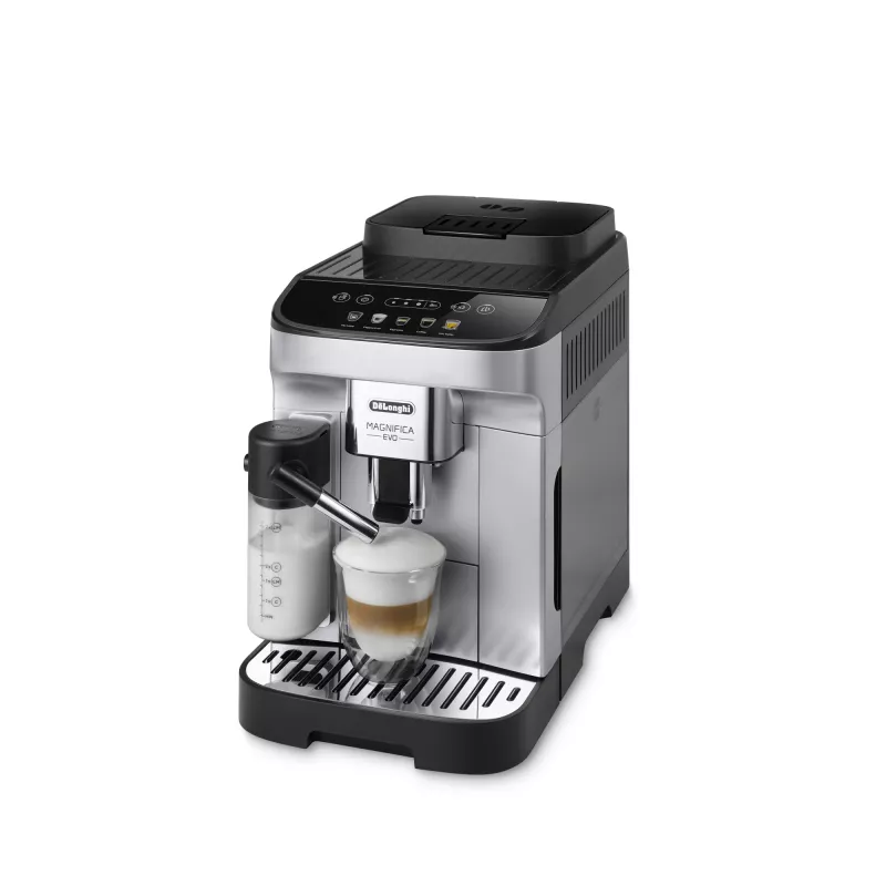 Espresso kavos aparatas De’Longhi Magnifica ECAM 290.61.SB — visiškai automatinis, 1,8 l vandens bakelis, jutiklinis valdymas, 1450 W, sidabrinis