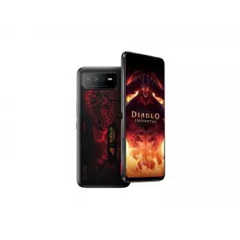 ASUS ROG Phone 6 Diablo Immortal Edition 17,2 cm (6,78 colio) dviejų SIM kortelių „Android 12“ 5G USB Type-C 16 GB 512 GB 6000 mAh juoda, raudona