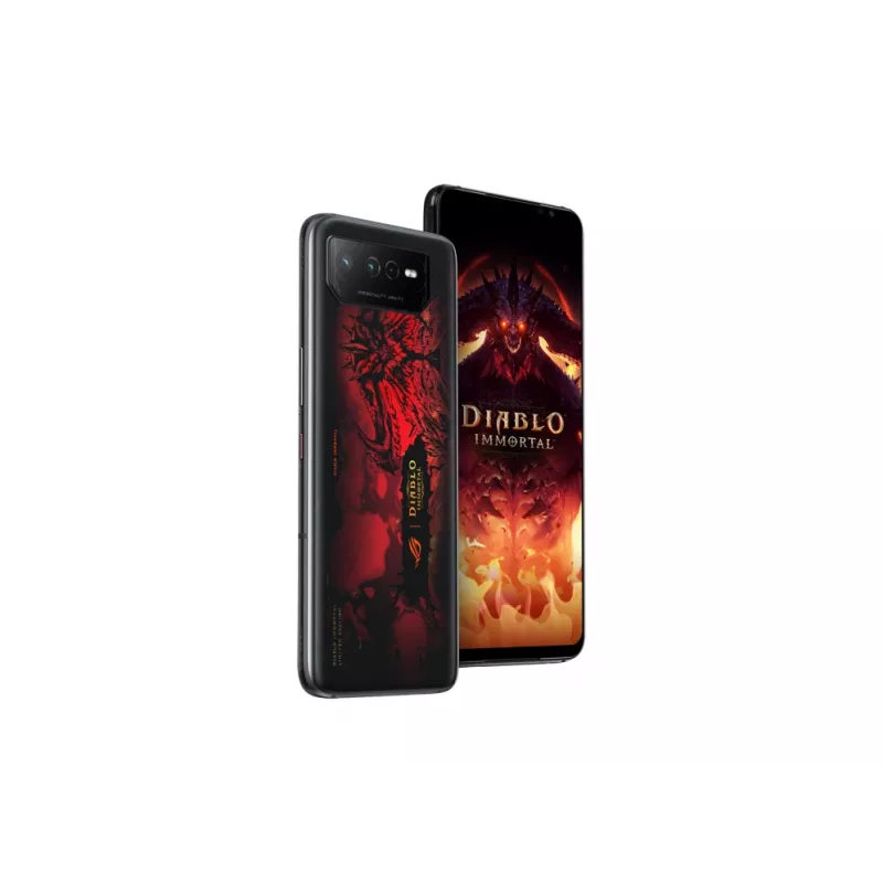ASUS ROG Phone 6 Diablo Immortal Edition 17,2 cm (6,78 colio) dviejų SIM kortelių „Android 12“ 5G USB Type-C 16 GB 512 GB 6000 mAh juoda, raudona