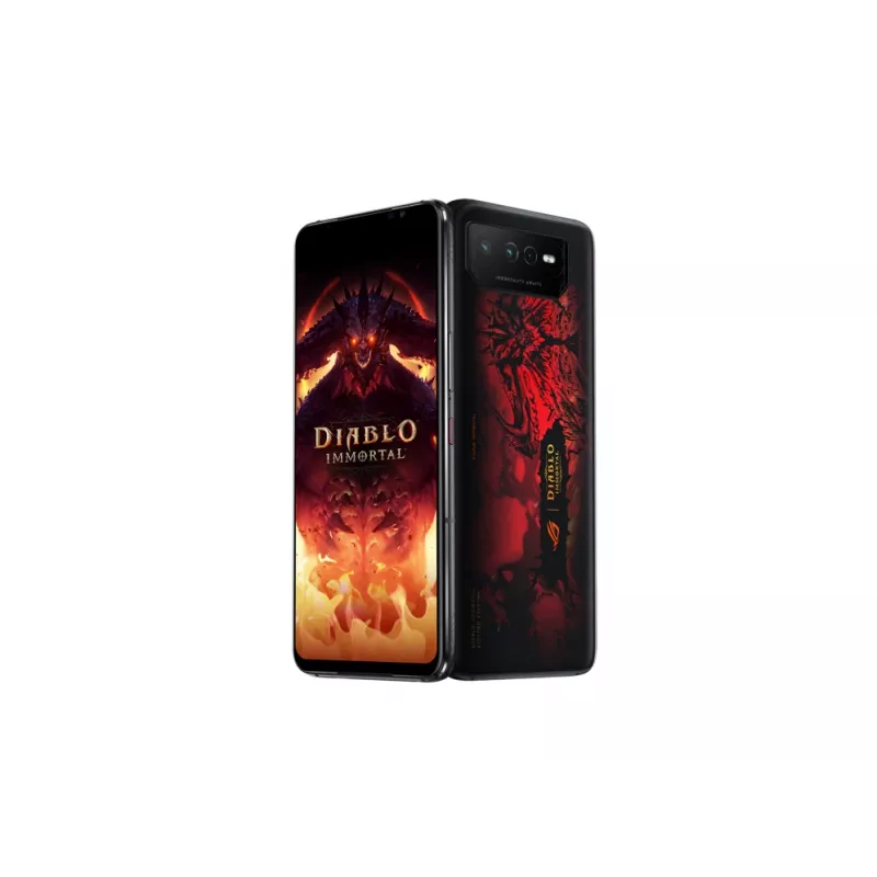 ASUS ROG Phone 6 Diablo Immortal Edition 17,2 cm (6,78 colio) dviejų SIM kortelių „Android 12“ 5G USB Type-C 16 GB 512 GB 6000 mAh juoda, raudona