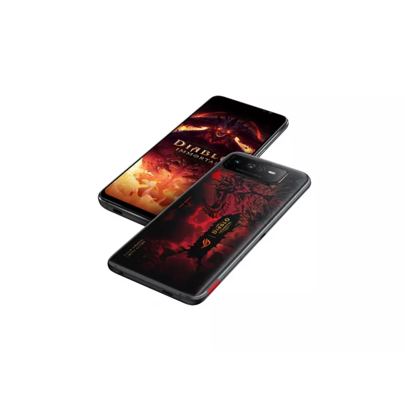 ASUS ROG Phone 6 Diablo Immortal Edition 17,2 cm (6,78 colio) dviejų SIM kortelių „Android 12“ 5G USB Type-C 16 GB 512 GB 6000 mAh juoda, raudona