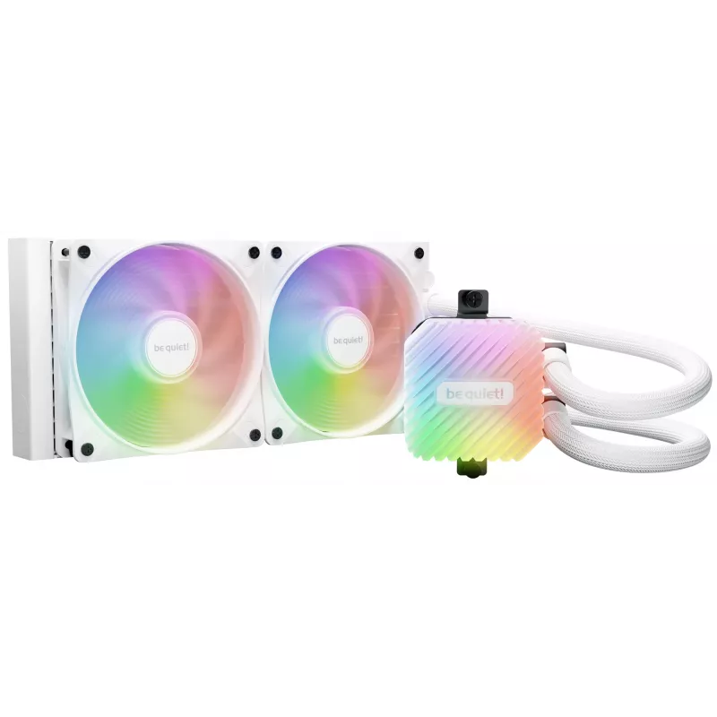 be quiet! LIGHT LOOP 240mm White procesoriaus skysčio aušinimo sistema “viskas viename” 12 cm 1 vnt.