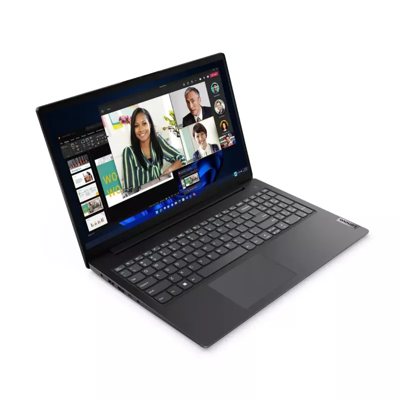 Nešiojamas kompiuteris Lenovo V V15 AMD Ryzen 5 7520U, 15.6 colio Full HD, 16 GB LPDDR5, 512 GB SSD, AMD Radeon 610M, Windows 11 Pro, juodas