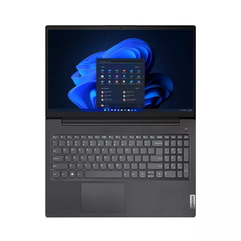 Nešiojamas kompiuteris Lenovo V V15 AMD Ryzen 5 7520U, 15.6 colio Full HD, 16 GB LPDDR5, 512 GB SSD, AMD Radeon 610M, Windows 11 Pro, juodas