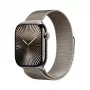 APPLE Watch Series 10 GPS + Cellular 46mm natūralaus titano korpusas su natūralia Milano kilpa - S/M