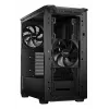 PC korpusas bequiet! PURE BASE 501 Airflow Window MIDI Tower — ATX, grūdintas stiklas, 3x140/240mm palaikymas, 2x3,5 colio + 5x2,5 colio, USB-A x2, USB-C x1