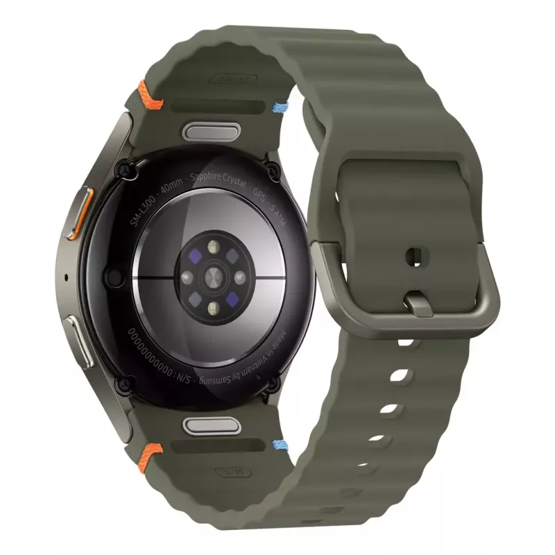 Samsung Galaxy Watch7 3,3 cm (1,3 colio) AMOLED 40 mm Skaitmeninis 432 x 432 pikseliai Liečiamas ekranas Žalias Wi-Fi GPS (palydovas)