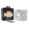 be quiet! LIGHT WINGS LX 140mm PWM High Speed 3-Pack White kompiuterio korpuso ventiliatorius 14 cm 3 vnt.