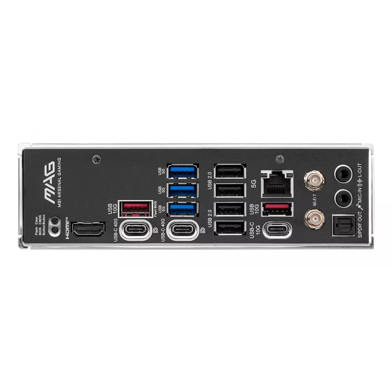 Pagrindinė plokštė MSI MAG X870 TOMAHAWK WIFI — AMD X870, Socket AM5, ATX, DDR5, Wi‑Fi 7, 2,5GbE