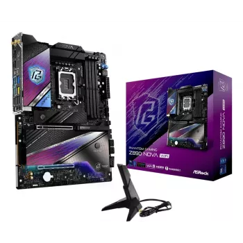 ASRock Motininė plokštė Z890 Nova WiFi LGA1851 Intel Z890 4 x DDR5 1 x HDMI 2.1 TMDS/FRL 8G 2 x Thunderbolt 4 ATX