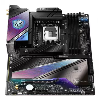 ASRock Motininė plokštė Z890 Nova WiFi LGA1851 Intel Z890 4 x DDR5 1 x HDMI 2.1 TMDS/FRL 8G 2 x Thunderbolt 4 ATX