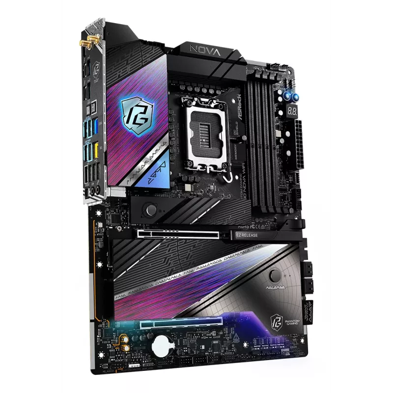 ASRock Motininė plokštė Z890 Nova WiFi LGA1851 Intel Z890 4 x DDR5 1 x HDMI 2.1 TMDS/FRL 8G 2 x Thunderbolt 4 ATX