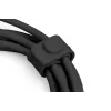 DIGITUS USB silikoninis jungiamasis kabelis USB-C - USB-C USB 3.2 Gen2 10G 4K 100W - 1 m juodas