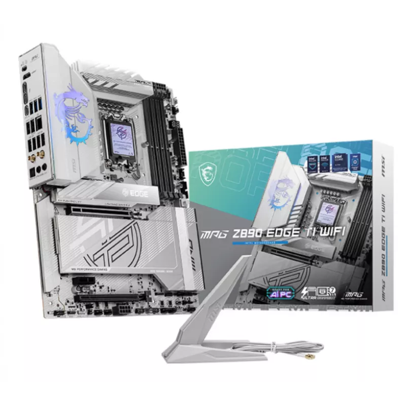 MSI MPG Z890 EDGE TI WIFI pagrindinė plokštė Intel Z890 LGA 1851 (Socket V1) ATX