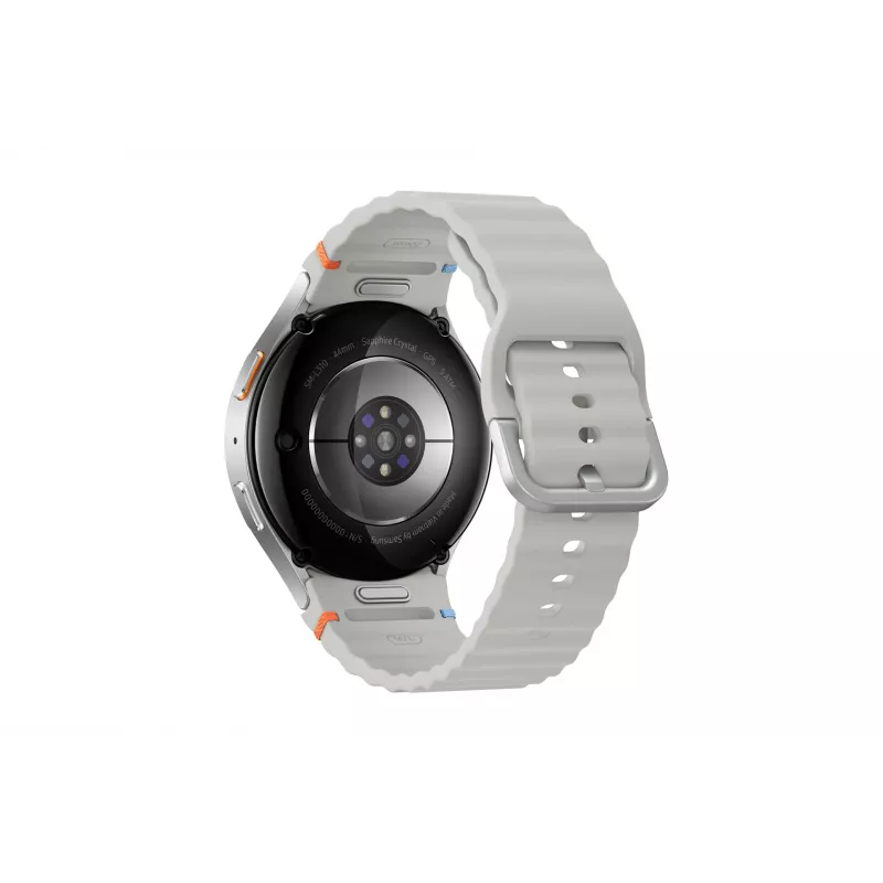 Samsung Galaxy Watch7 3,81 cm (1,5 colio) AMOLED 44 mm Skaitmeninis 480 x 480 pikselių Liečiamas ekranas Sidabrinis Wi-Fi GPS (palydovas)