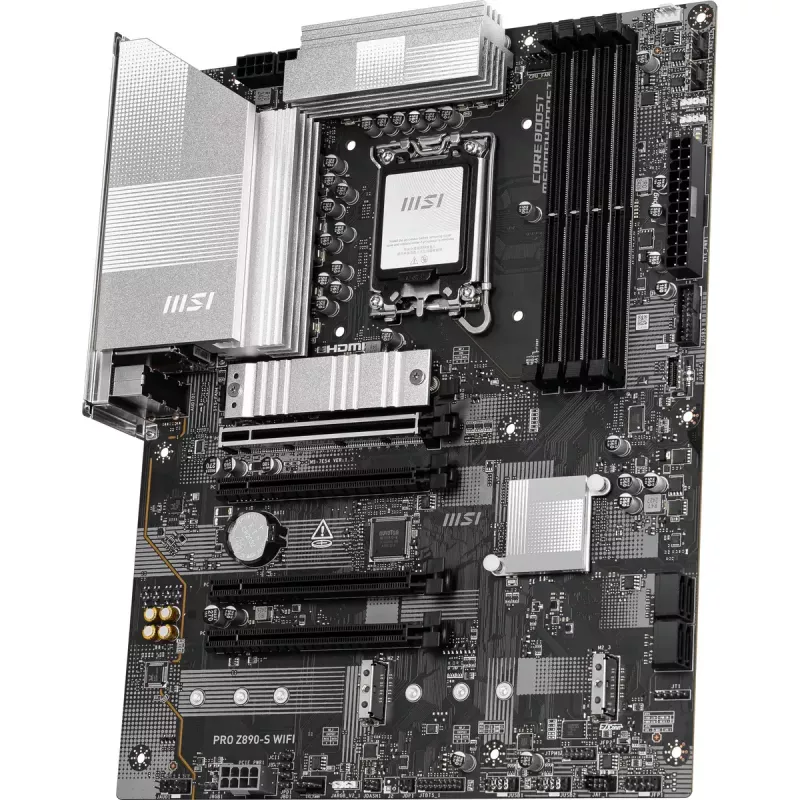 MSI PRO Z890-S WIFI pagrindinė plokštė Intel Z890 LGA 1851 (Socket V1) ATX