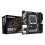 GIGABYTE B650I AX pagrindinė plokštė – AMD Ryzen 9000 serijos procesoriams, 5+2+1 fazių VRM, iki 6400MHz DDR5 (OC), 1xPCIe 4.0 M.2, 2.5GbE LAN, WIFI 6E, USB 3.2 Gen 2