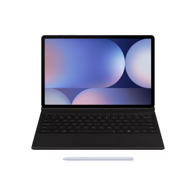 Samsung EF-DX825 QWERTZ German Pogo Pin Juoda