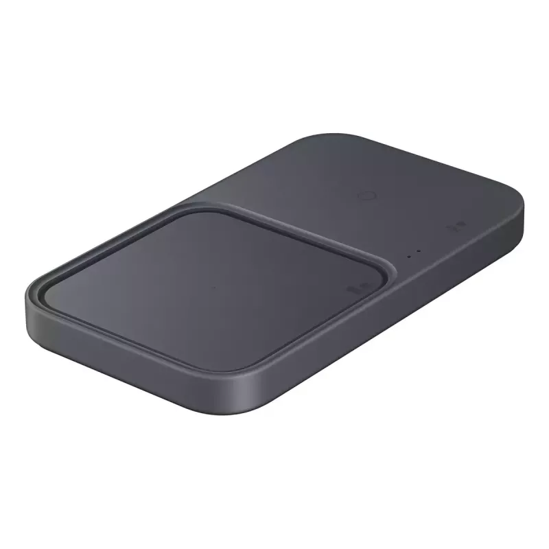 Belaidis įkroviklis Samsung EP-P5400, 15 W, pilka, USB vidaus įkroviklis, suderinamas su ausinėmis, išmaniaisiais telefonais ir išmaniaisiais laikrodžiais