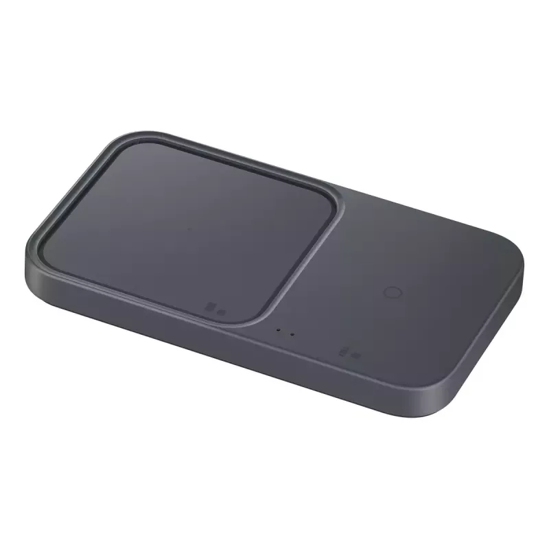 Belaidis įkroviklis Samsung EP-P5400, 15 W, pilka, USB vidaus įkroviklis, suderinamas su ausinėmis, išmaniaisiais telefonais ir išmaniaisiais laikrodžiais