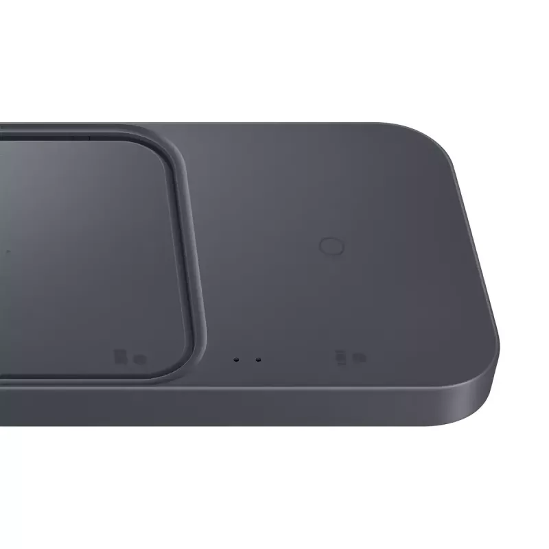 Belaidis įkroviklis Samsung EP-P5400, 15 W, pilka, USB vidaus įkroviklis, suderinamas su ausinėmis, išmaniaisiais telefonais ir išmaniaisiais laikrodžiais