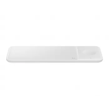 Samsung Wireless Charger Trio ausinėms, išmaniajam telefonui, išmaniajam laikrodžiui, baltas, USB, belaidis įkrovimas, greitasis įkrovimas, vidaus naudojimui