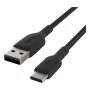 USB kabelis Belkin CAB002BT1MBK 1 m USB A į USB C juodas