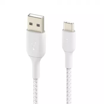 USB laidas Belkin BoostCharge CAB002BT2MWH 2 m USB A į USB C baltas