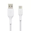 USB laidas Belkin BoostCharge CAB002BT2MWH 2 m USB A į USB C baltas
