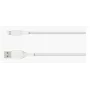 BELKIN Lightning į USB-A kabelis, pintas, 2 m, baltas