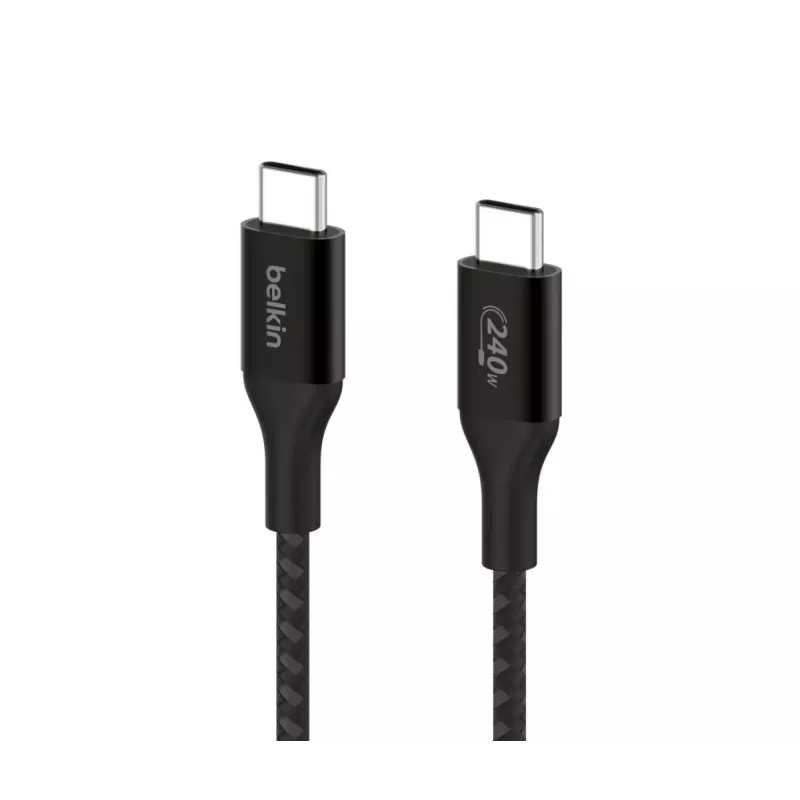 BELKIN USB laidas - Boostcharge - USB-C į USB-C laidas 240 W - 1 m - juodas