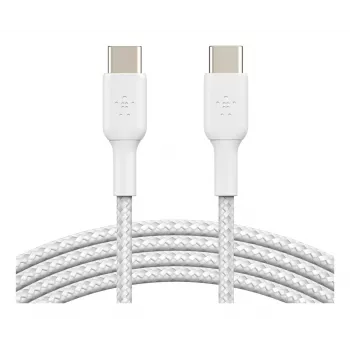USB laidas Belkin CAB004BT1MWH2PK USB 2.0 1 m USB C White