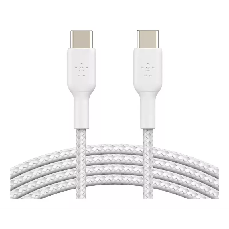 USB laidas Belkin CAB004BT1MWH2PK USB 2.0 1 m USB C White