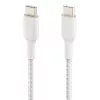 USB laidas Belkin CAB004BT1MWH2PK USB 2.0 1 m USB C White