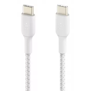USB laidas Belkin CAB004BT1MWH2PK USB 2.0 1 m USB C White