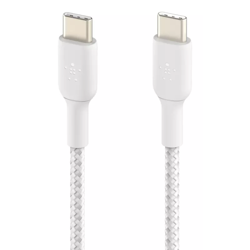 USB laidas Belkin CAB004BT1MWH2PK USB 2.0 1 m USB C White