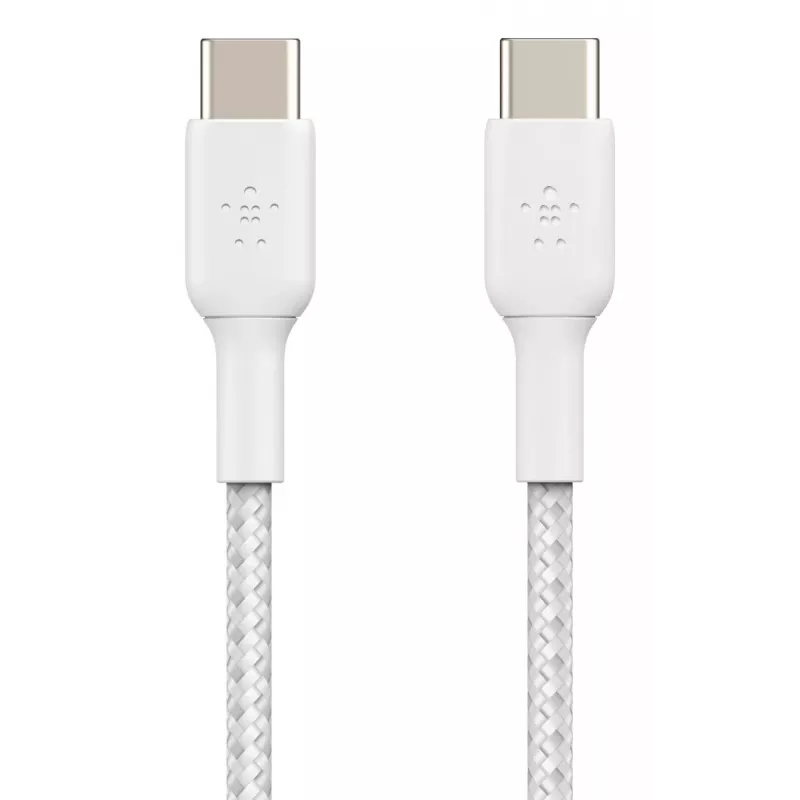 USB laidas Belkin CAB004BT1MWH2PK USB 2.0 1 m USB C White