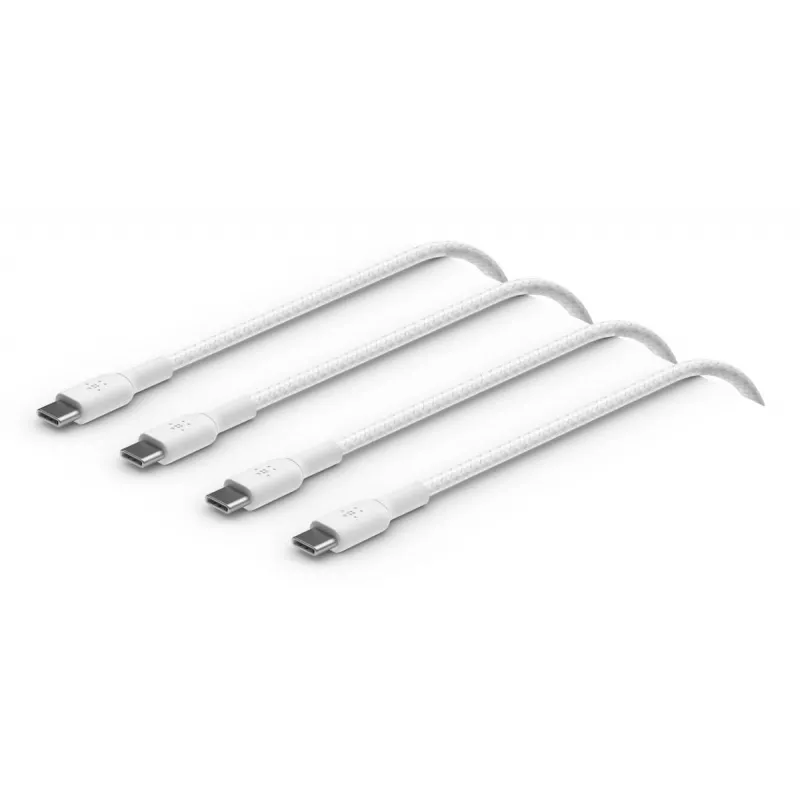 USB laidas Belkin CAB004BT1MWH2PK USB 2.0 1 m USB C White