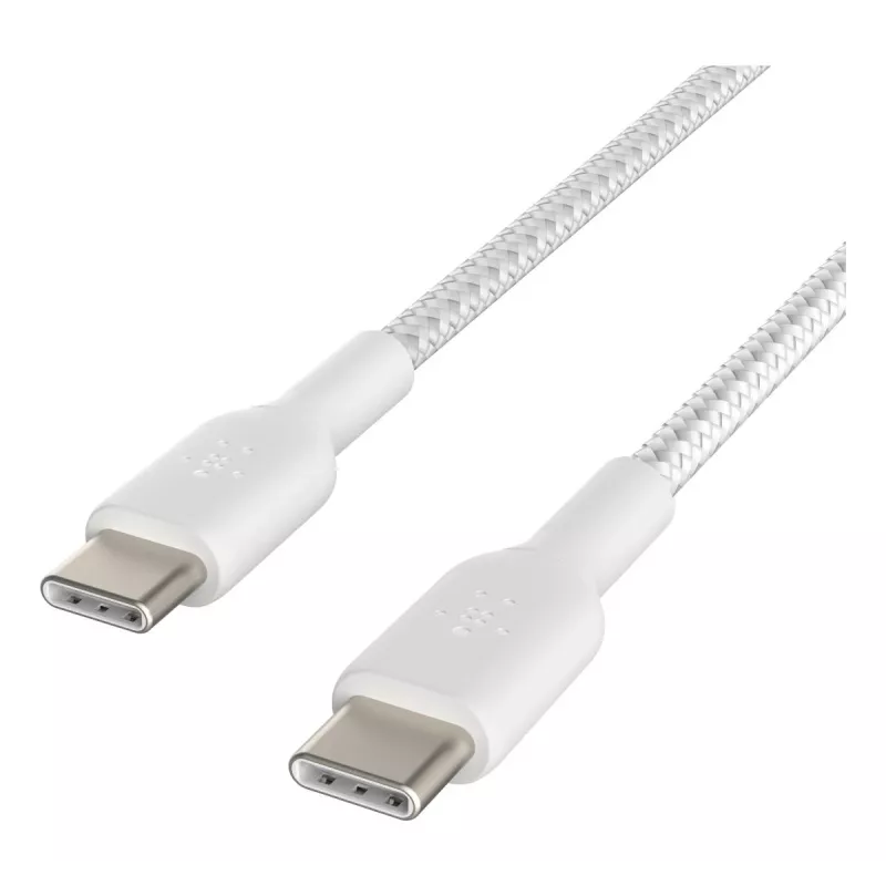 USB laidas Belkin CAB004BT1MWH2PK USB 2.0 1 m USB C White