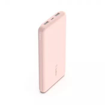 BELKIN 10k mAh išorinė baterija USB-C/USB-A 15W - Rožinė