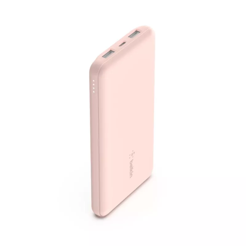 BELKIN 10k mAh išorinė baterija USB-C/USB-A 15W - Rožinė