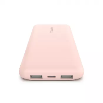 BELKIN 10k mAh išorinė baterija USB-C/USB-A 15W - Rožinė
