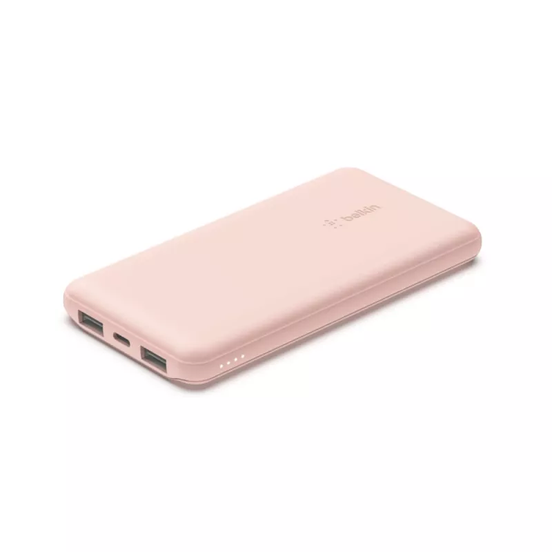 BELKIN 10k mAh išorinė baterija USB-C/USB-A 15W - Rožinė