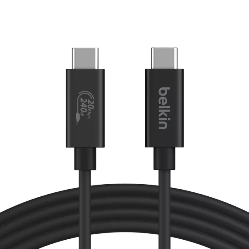 USB laidas Belkin INZ004BT2MBK USB4 Gen 2x2 2 m USB C juodas